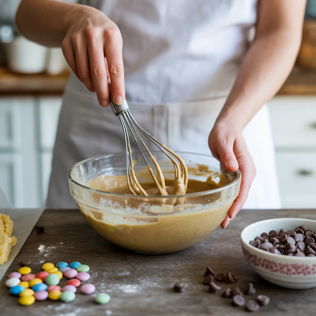 Irresistible Reese's Pieces Chocolate Chip Cookie Bars Recipe