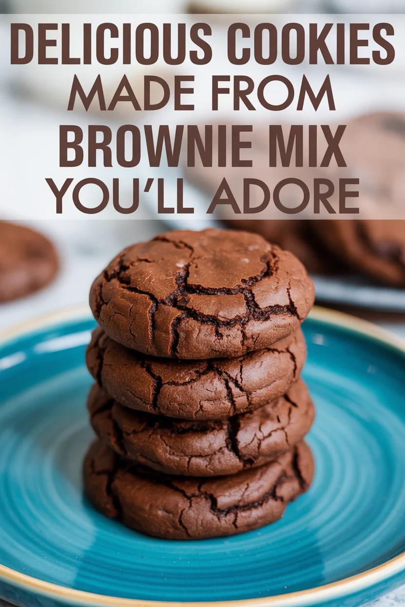Cookies Made From Brownie Mix