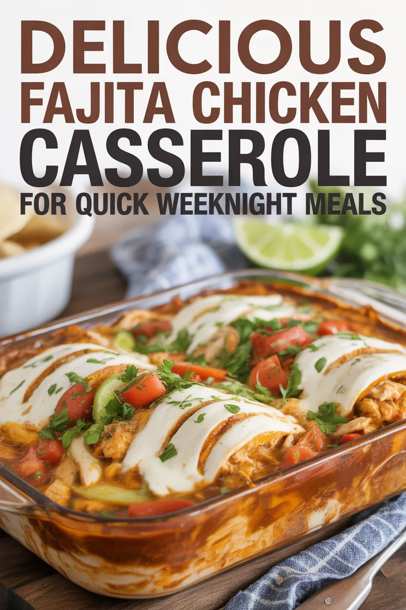 Fajita Chicken Casserole