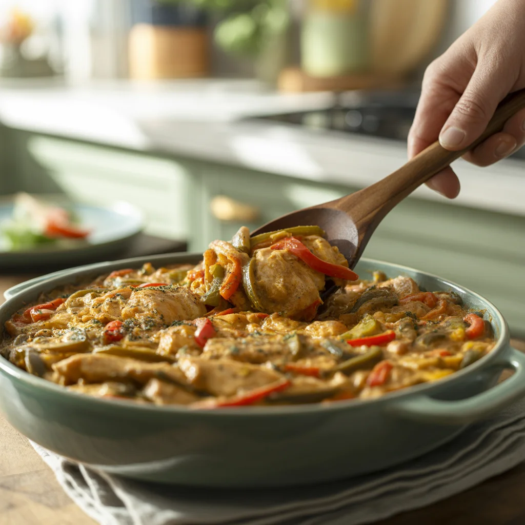 Fajita Chicken Casserole