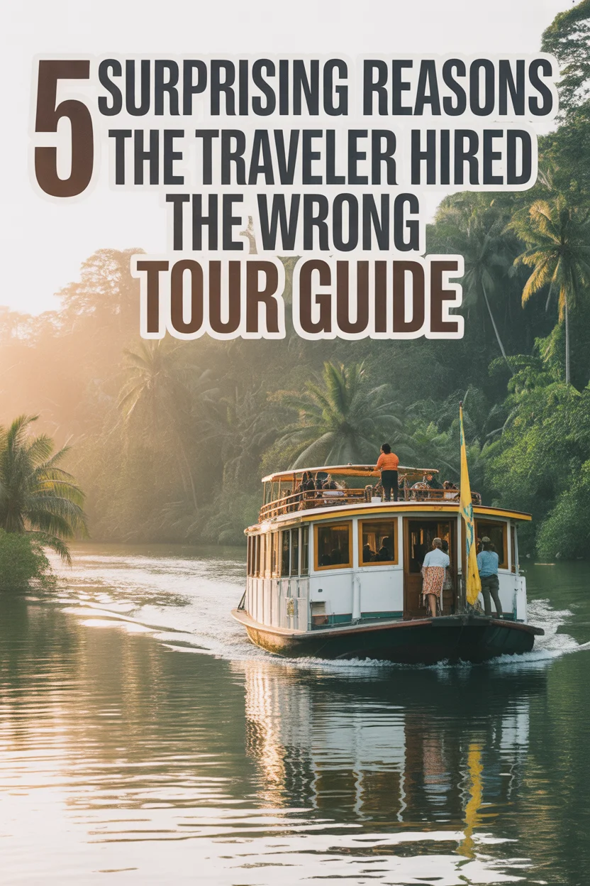 the traveler hired the wrong tour guide