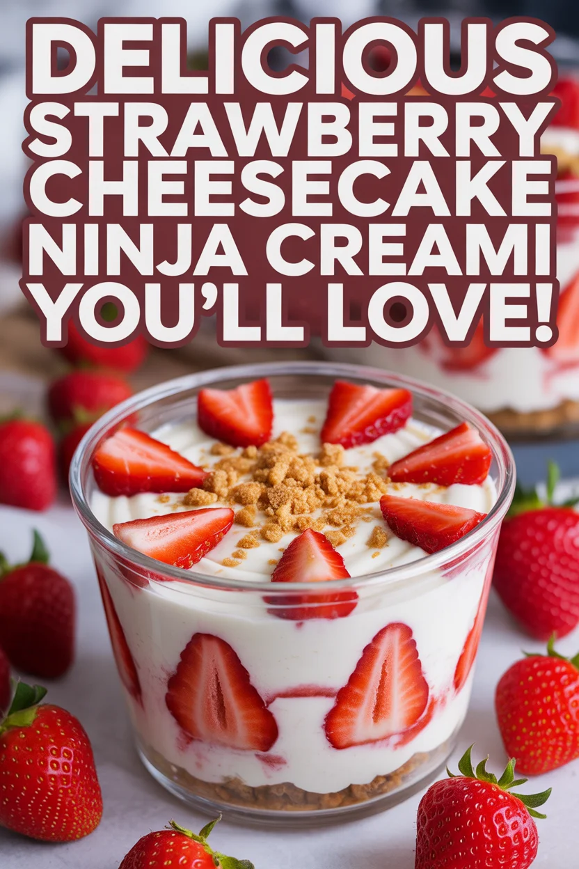 strawberry cheesecake ninja creami