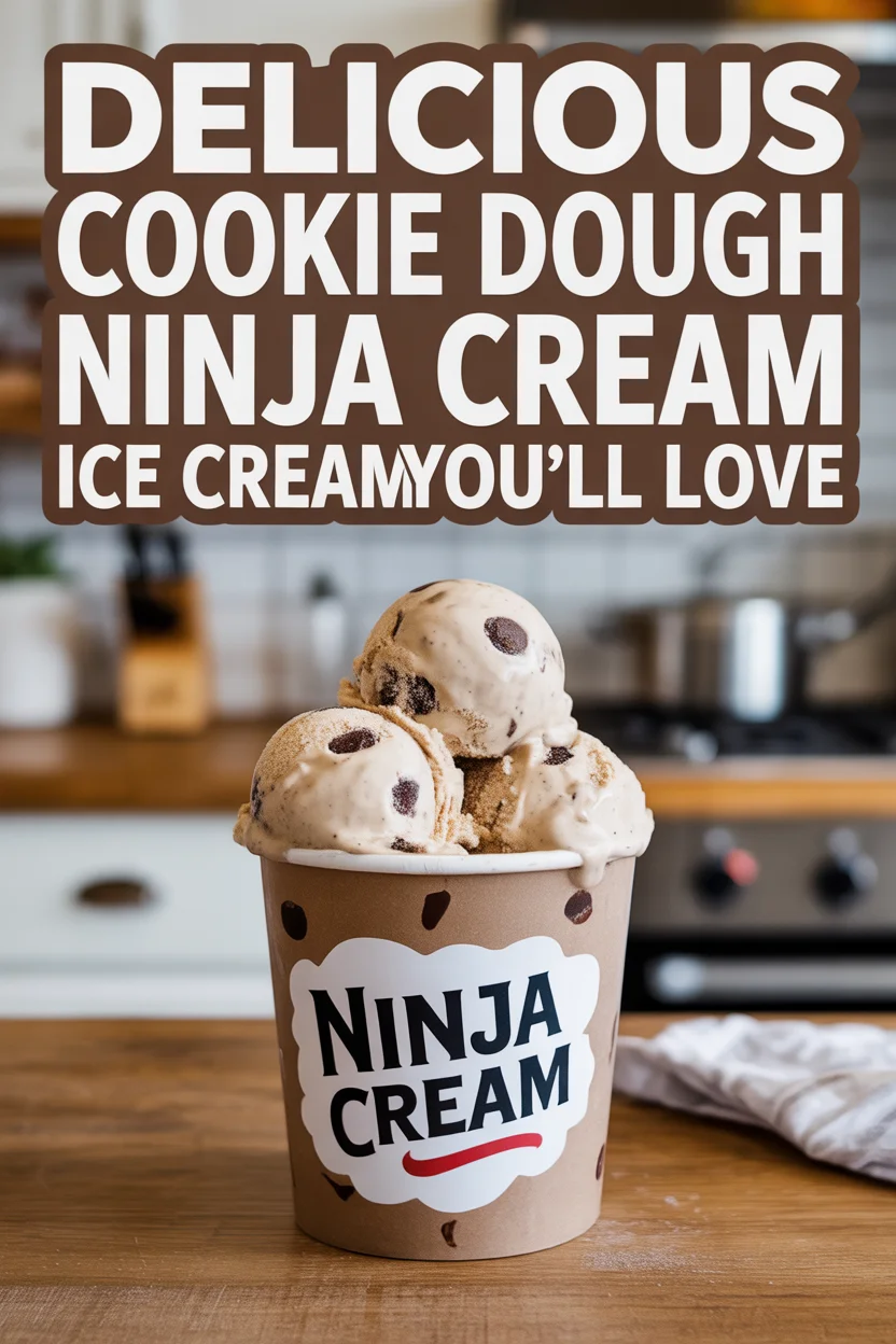 Delicious Cookie Dough Ninja Creami Ice Cream You’ll Love