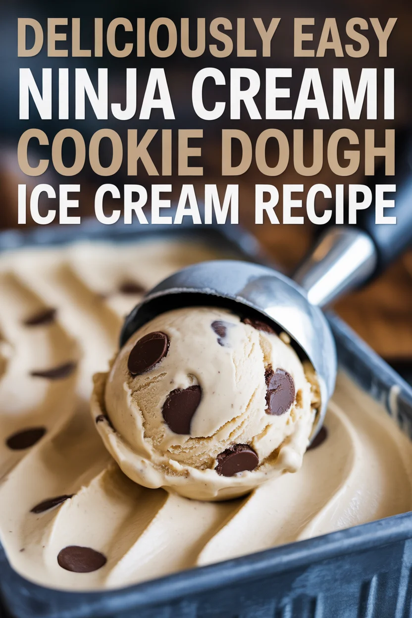 Deliciously Easy Ninja Creami Cookie Dough Ice Cream Recipe