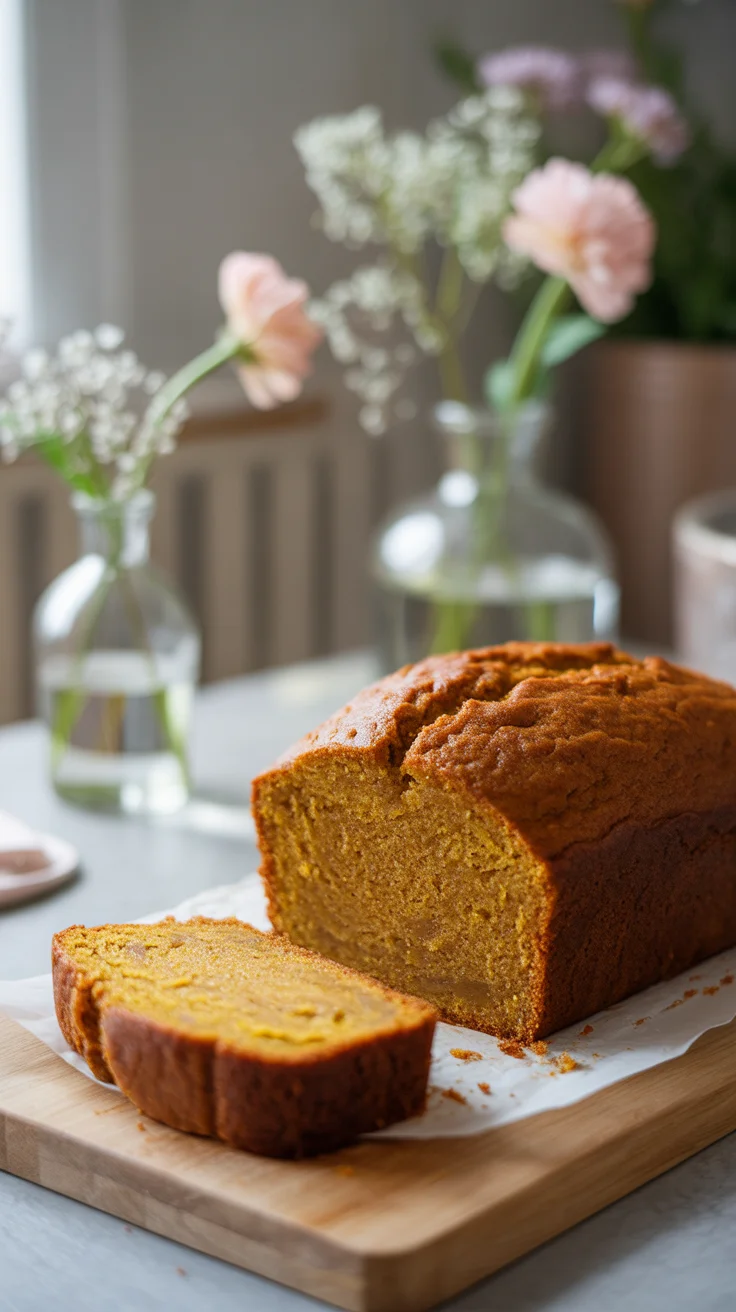 Pumpkin Cream Cheese Bread