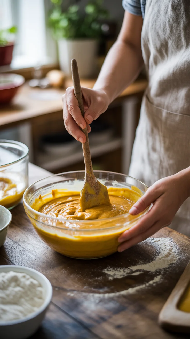 Pumpkin Cream Cheese Bread