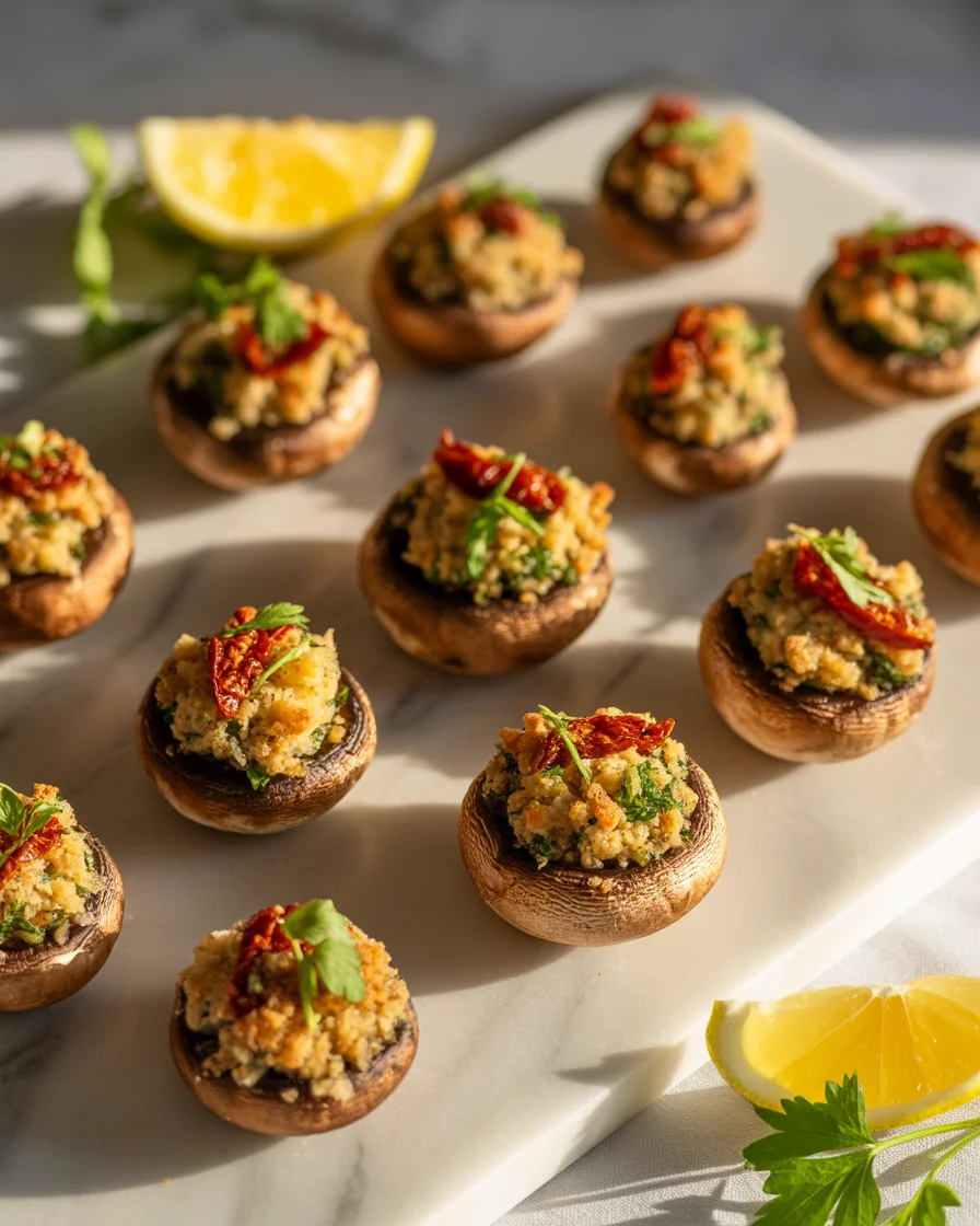 Savory Stuffed Mushrooms You'll Want to Make Tonight!