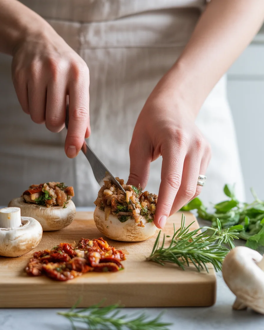 Savory Stuffed Mushrooms You'll Want to Make Tonight!
