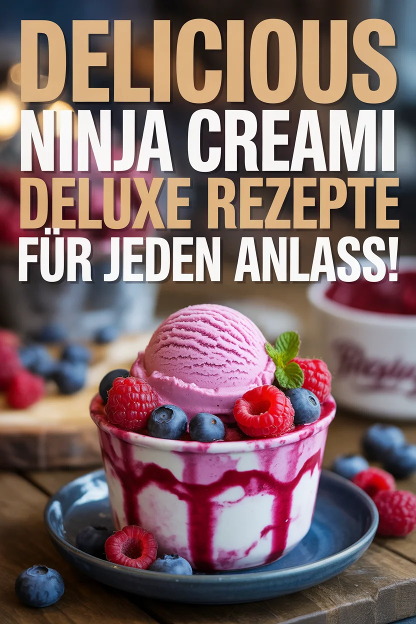 Delicious Ninja Creami Deluxe Rezepte für jeden Anlass!