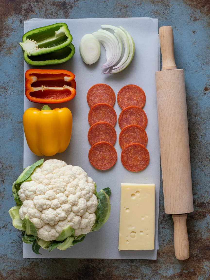 cauliflower pizza crust