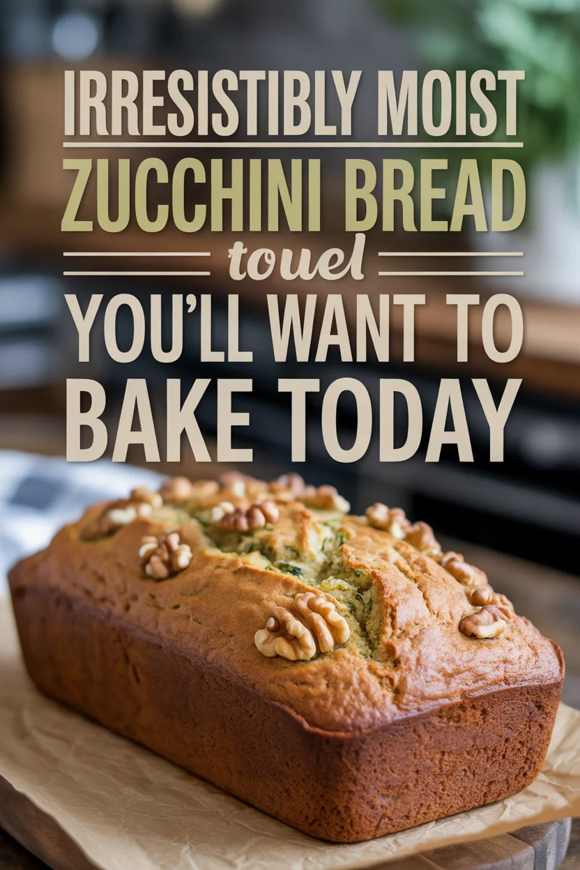 Irresistibly Moist Zucchini Bread You’ll Want to Bake Today