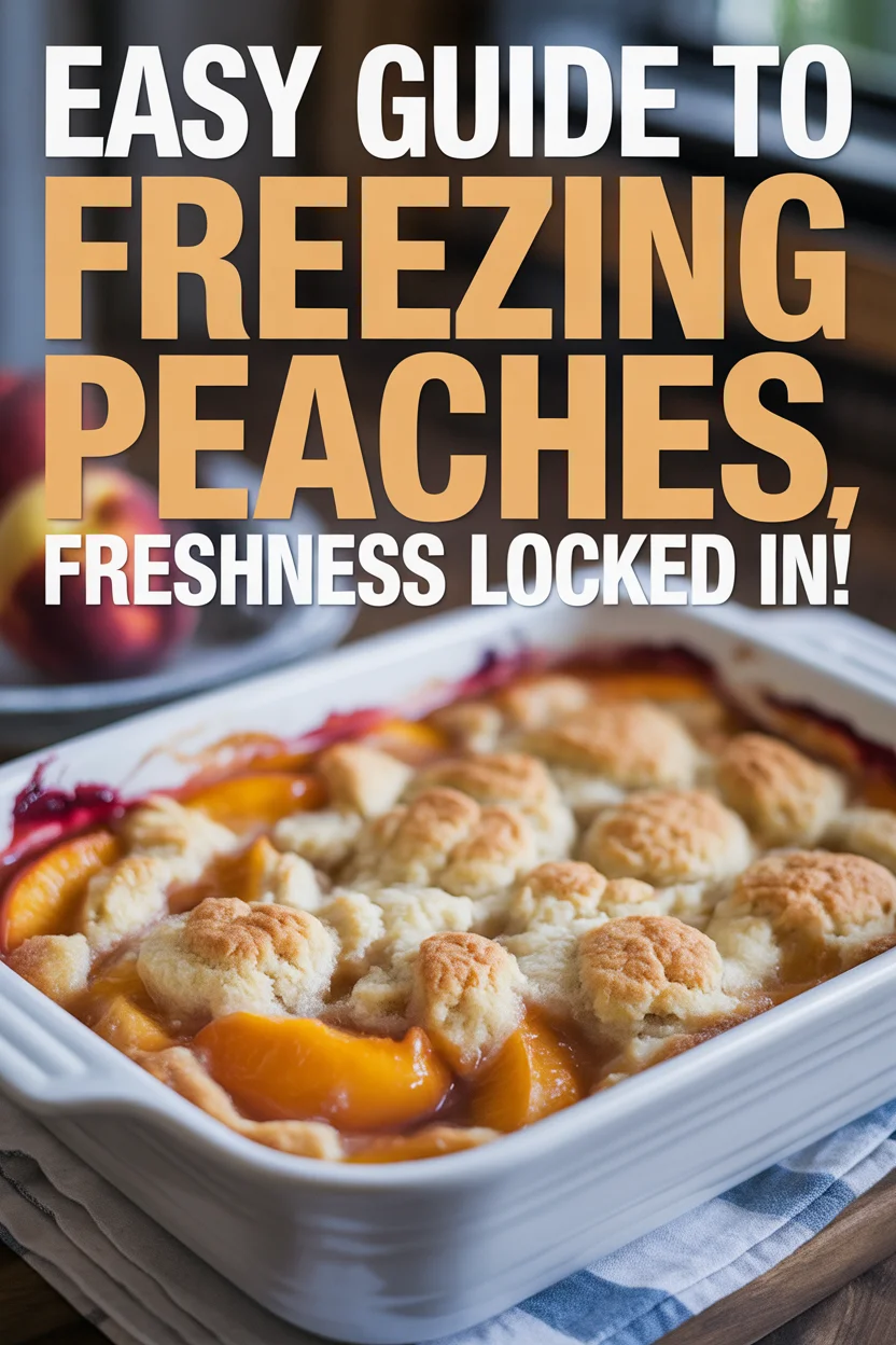 freezing peaches