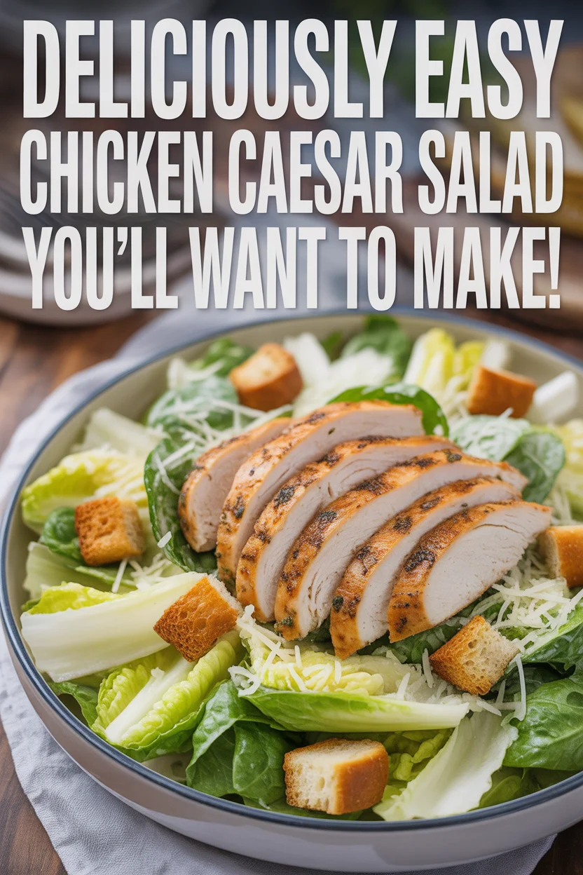 Deliciously Easy Chicken Caesar Salad You’ll Want to Make!
