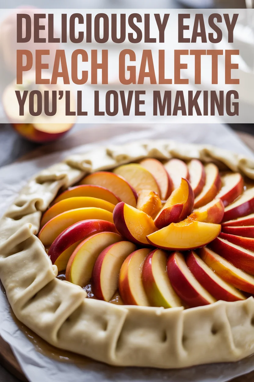 Deliciously Easy Peach Galette You’ll Love Making