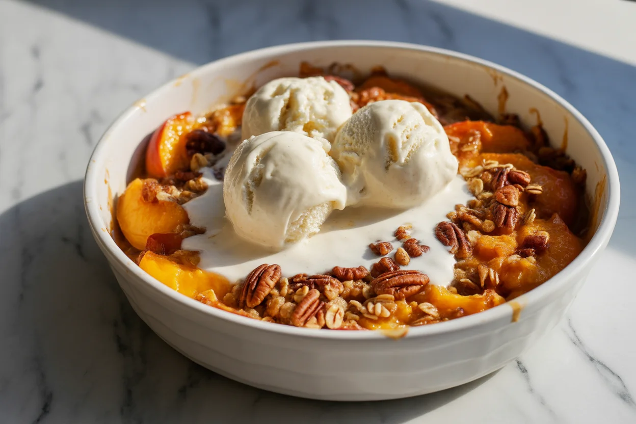 Peach Crisp with Fresh Peaches – A Sweet Summer Delight
