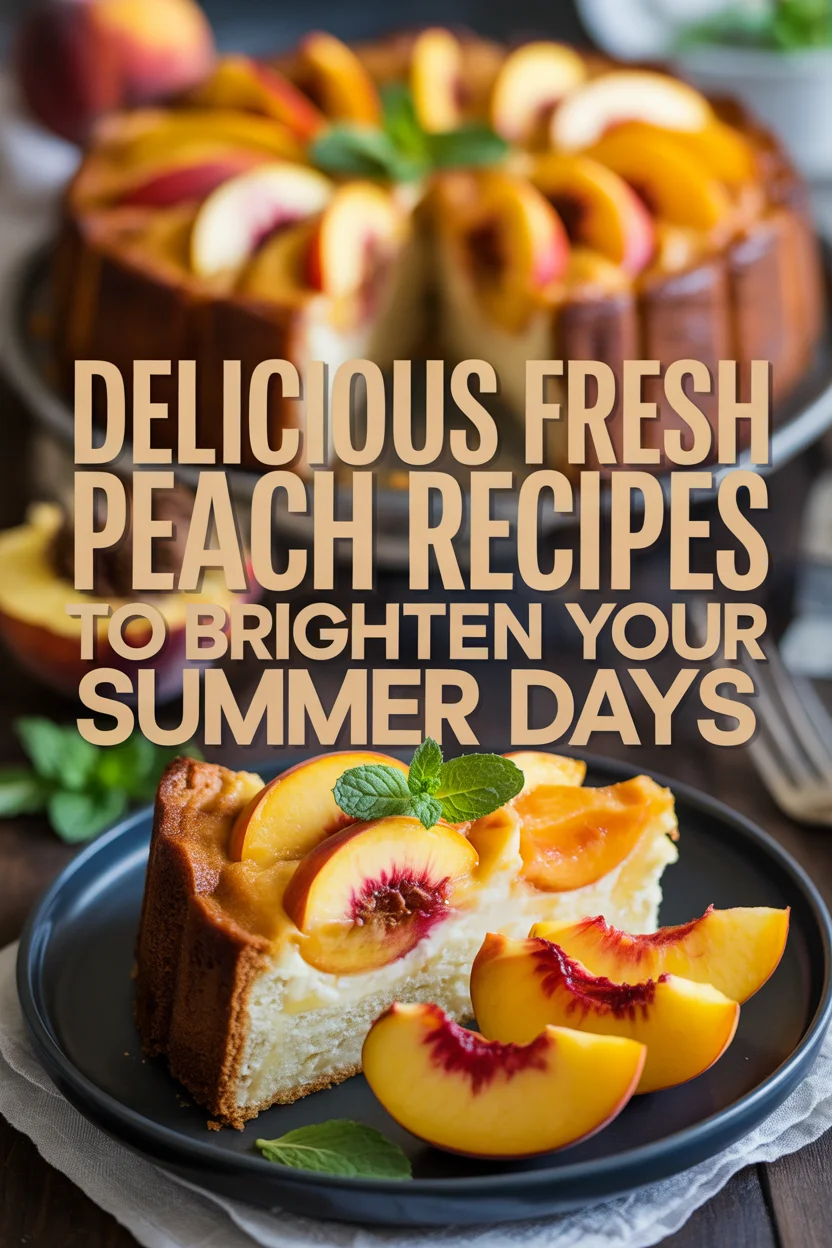Delicious Fresh Peach Recipes to Brighten Your Summer Days