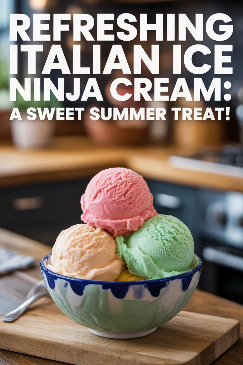 Refreshing Italian Ice Ninja Creami: A Sweet Summer Treat!