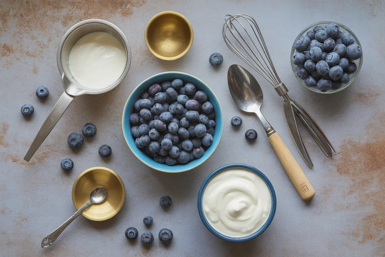 Make Delicious Blueberry Frozen Yogurt Ninja Creami at Home