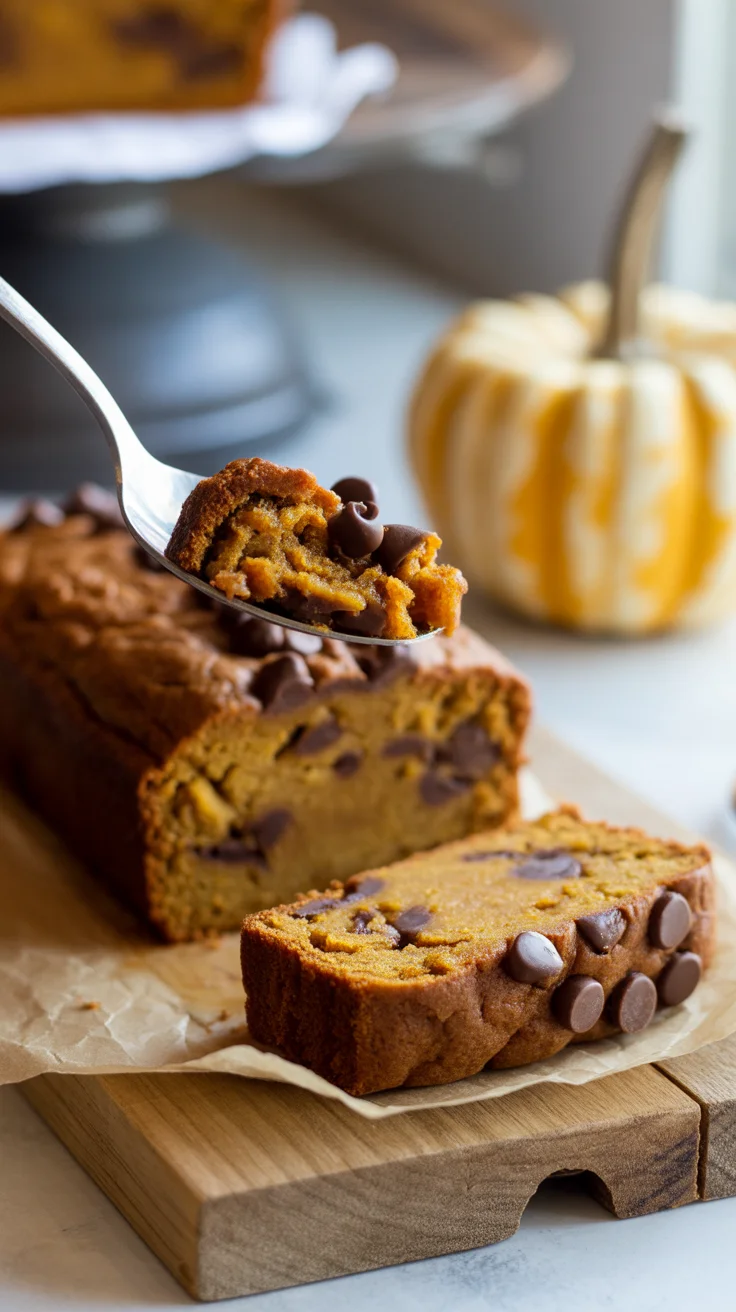 Chocolate Chip Pumpkin Bread