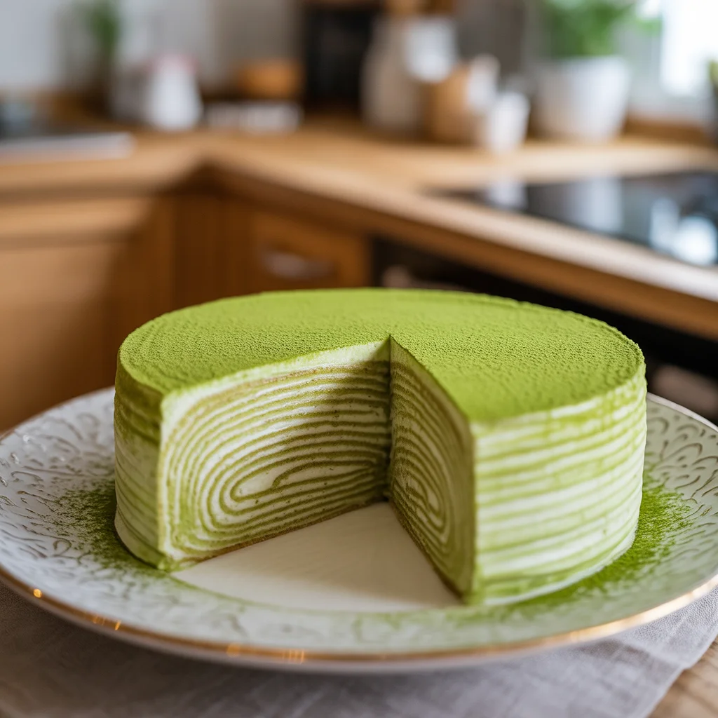 Deliciously Easy Matcha Crepe Roll Cake Recipe You’ll Love!