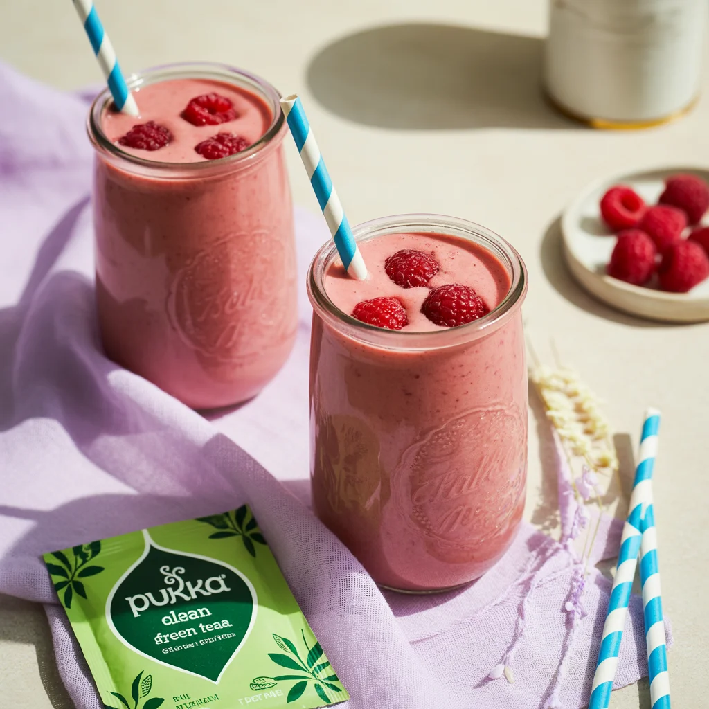 Refreshing Raspberry Green Tea Smoothie for a Boost of Flavor