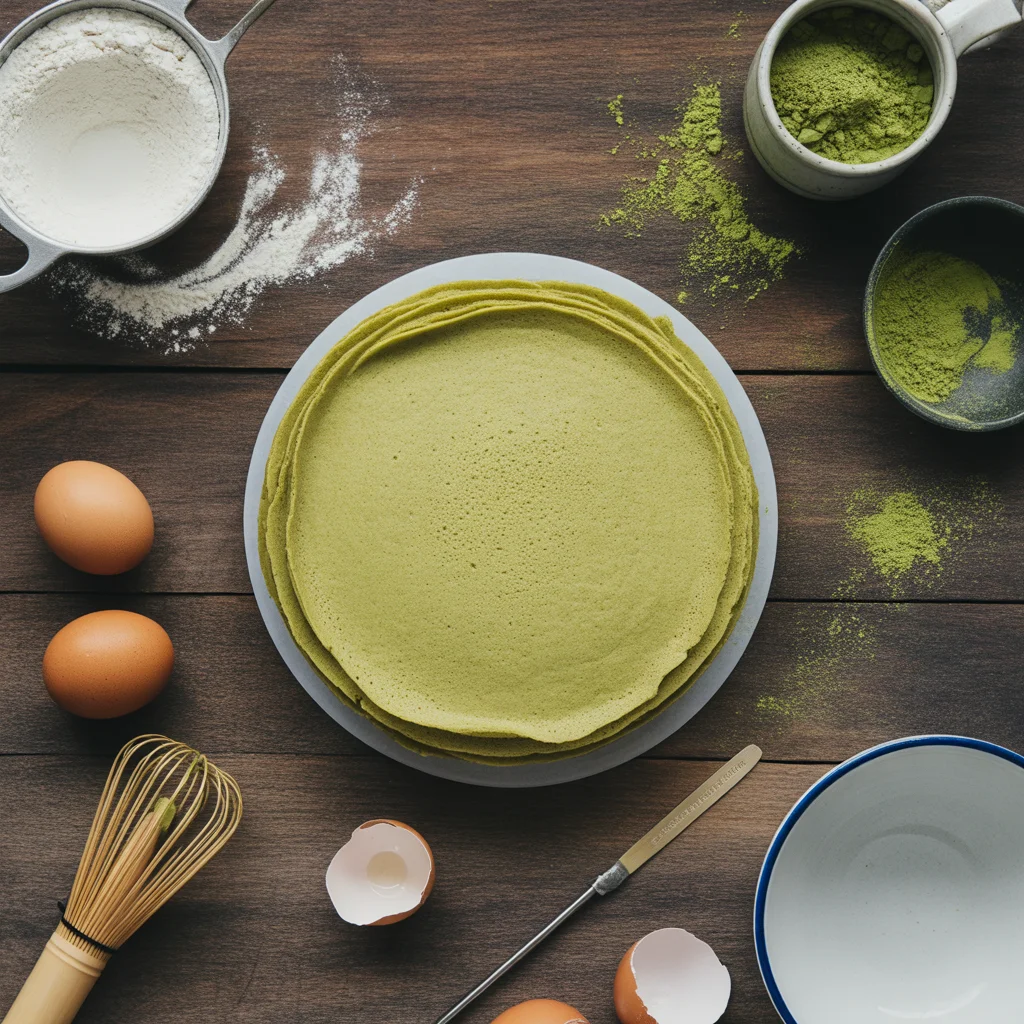 Deliciously Easy Matcha Crepe Roll Cake Recipe You’ll Love!