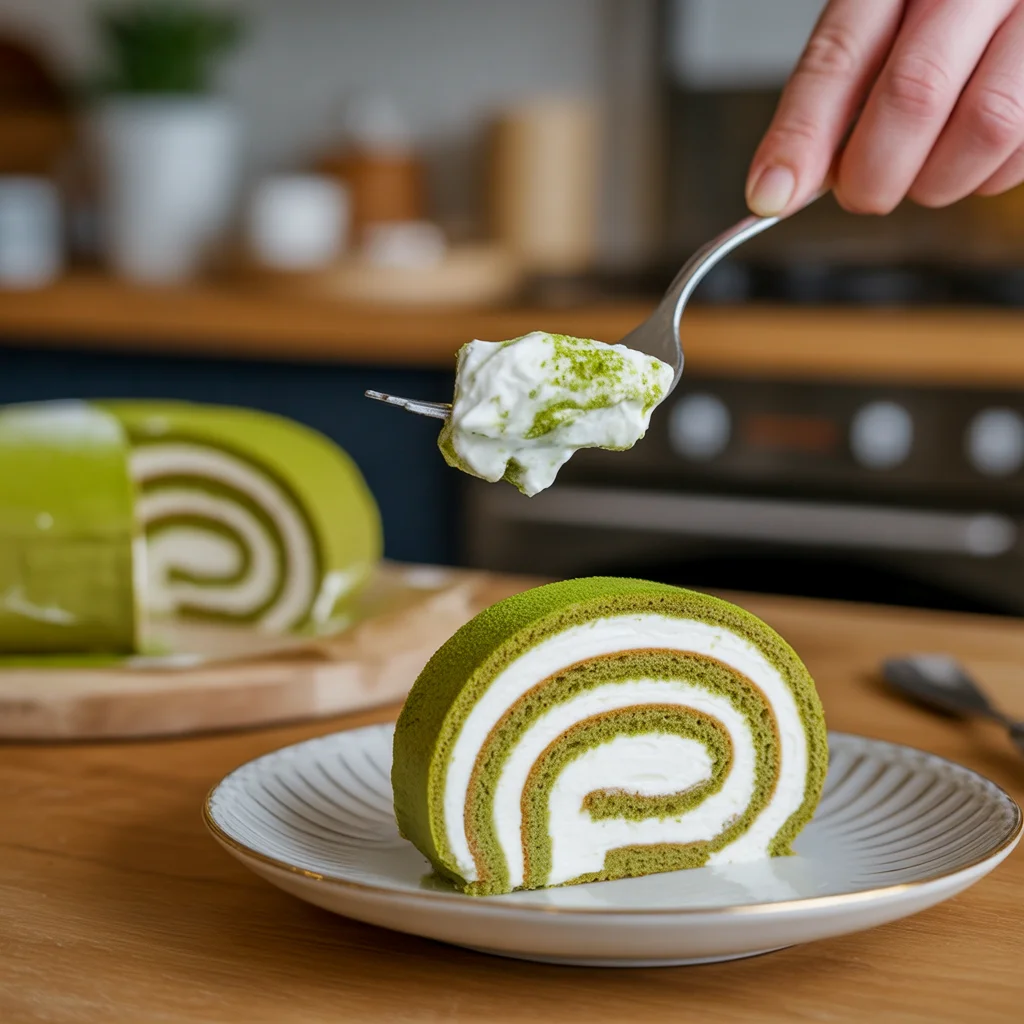 The Best Matcha Crepe Roll Cake Recipe