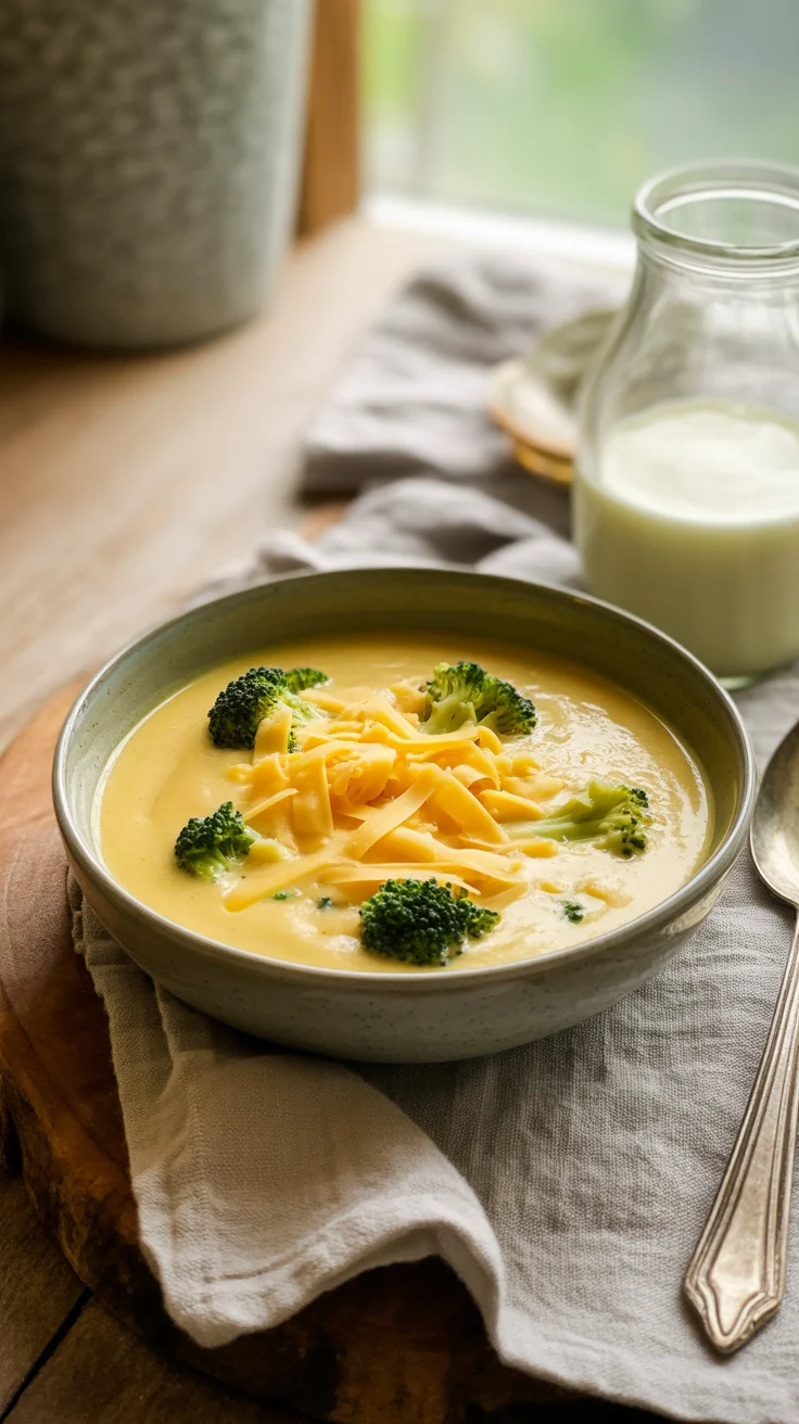 Instant Pot ham cheese broccoli soup