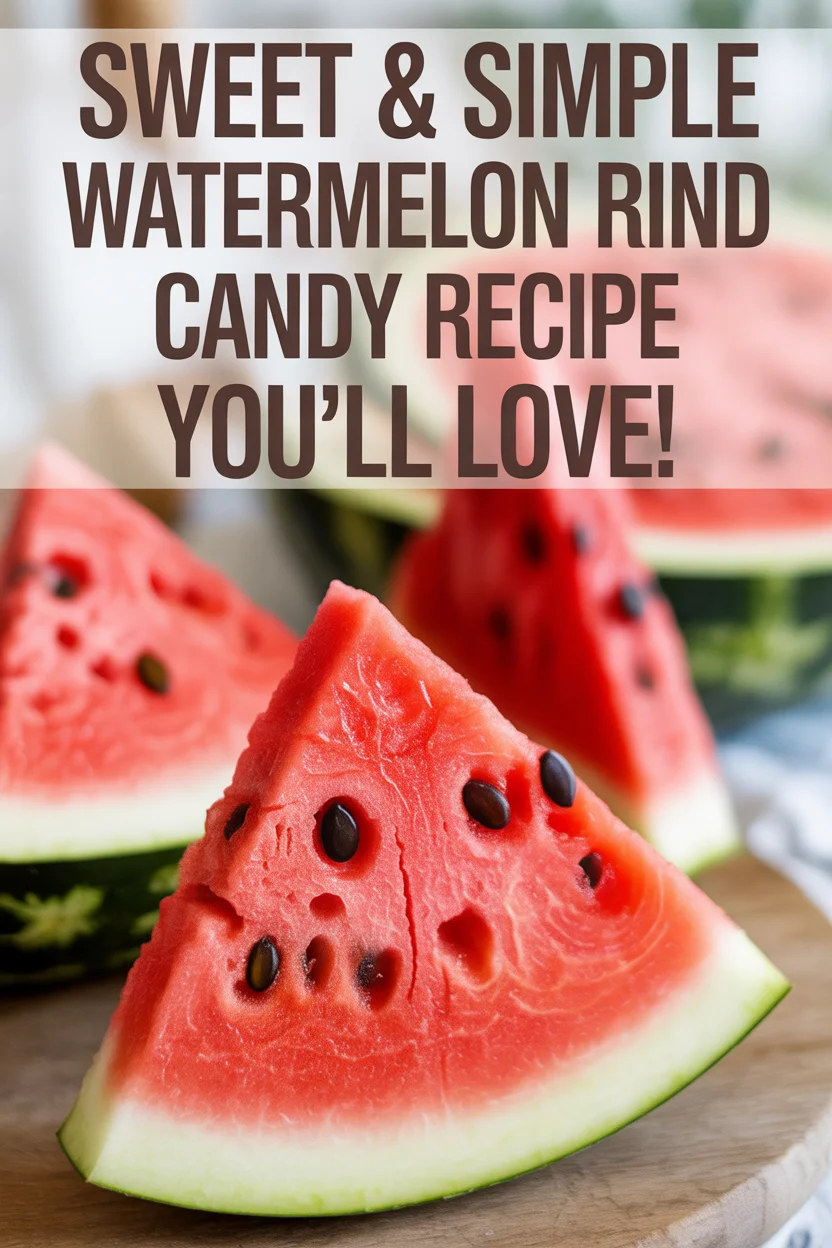 Watermelon Rind Candy