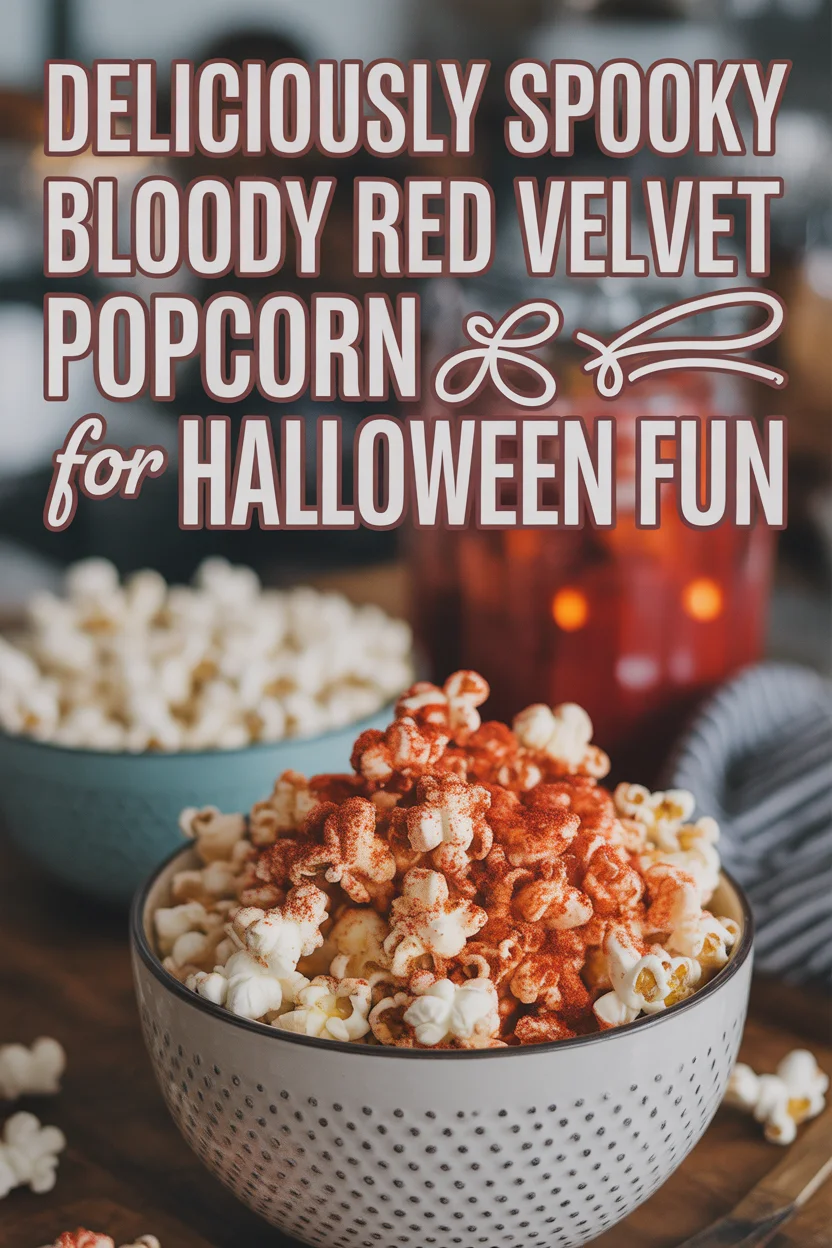 Bloody Red Velvet Popcorn