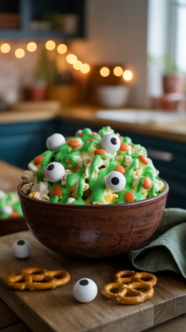 Spook-tacular Monster Munch Popcorn for Halloween Fun!
