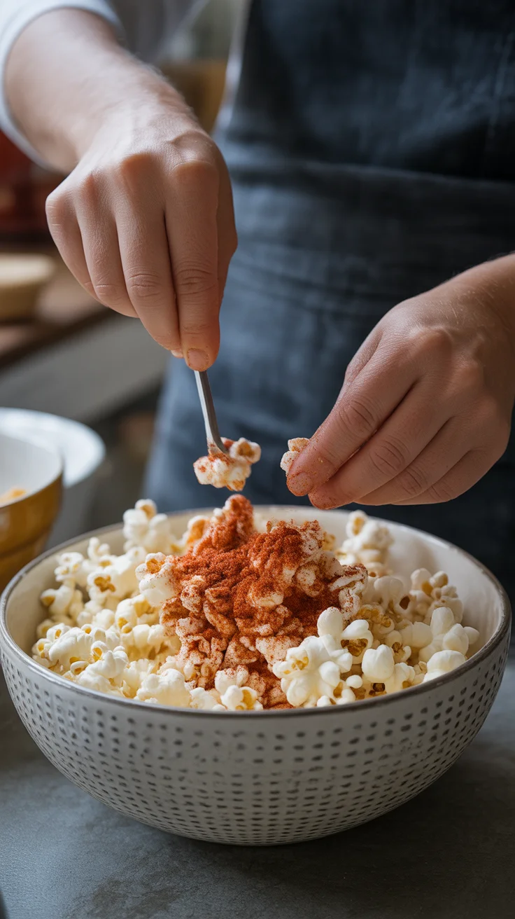 Bloody Red Velvet Popcorn