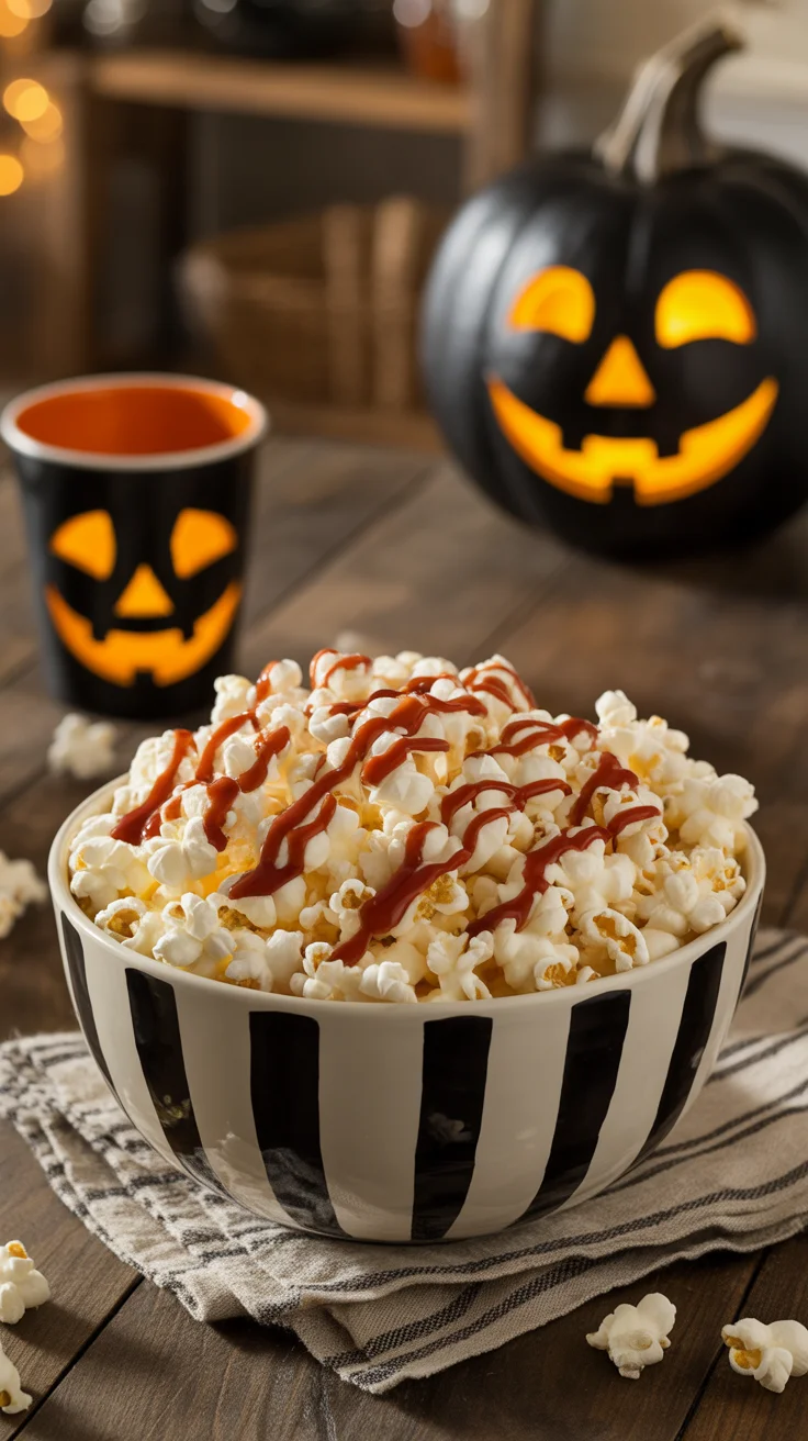 Vampire Bite Popcorn: A Spooky Snack for Movie Night