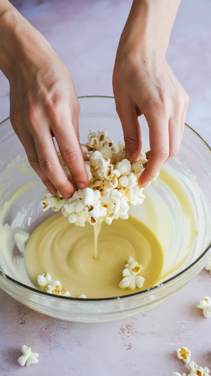 Spooky Good Ghostly White Chocolate Popcorn Recipe!