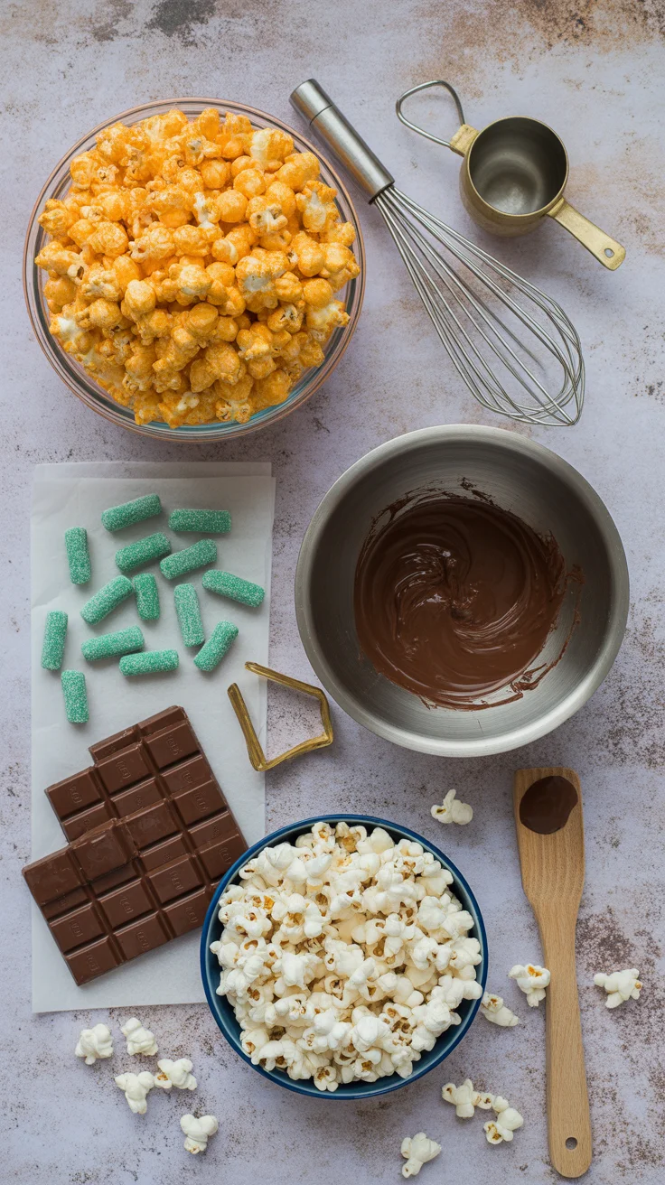 Jack-O&rsquo;-Lantern Popcorn Balls