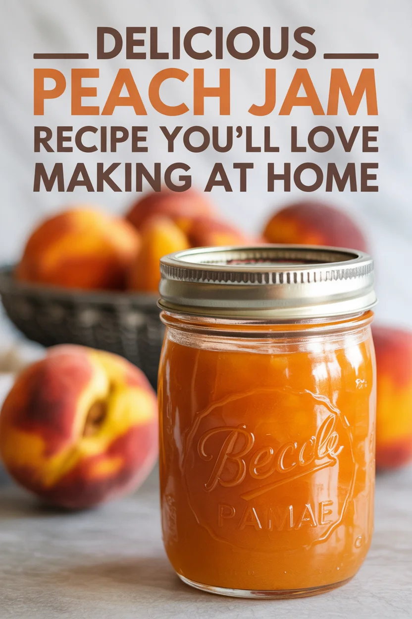 Delicious Peach Jam Recipe You’ll Love Making at Home