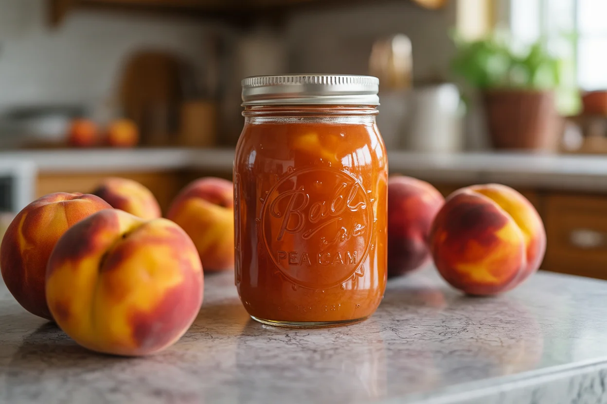 peach jam recipe