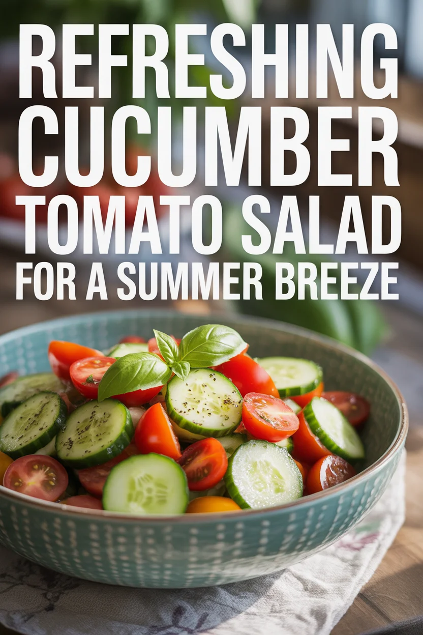 Refreshing Cucumber Tomato Salad for a Summer Breeze