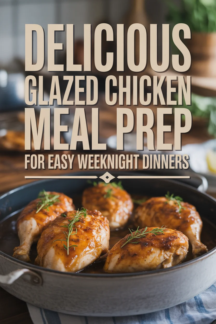 Glazed Chicken Meal Prep