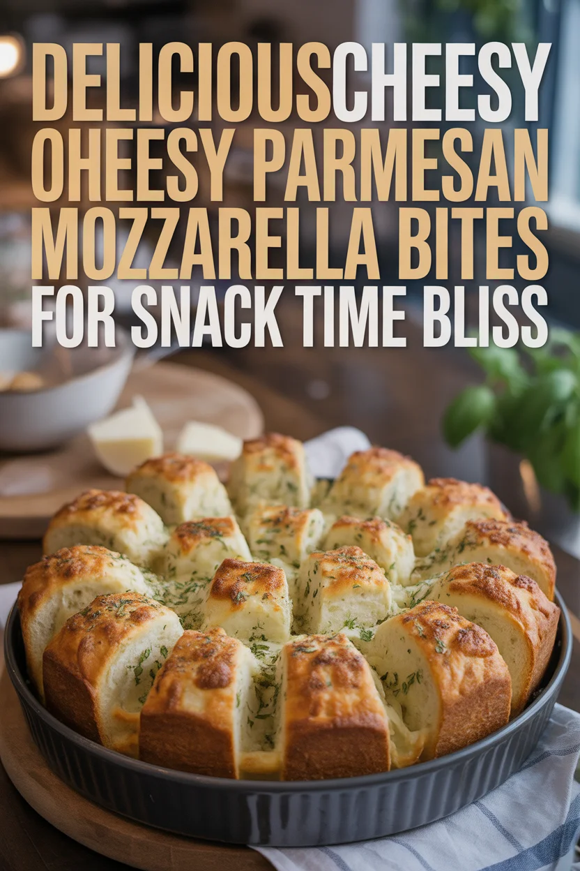 Delicious Cheesy Parmesan Mozzarella Bites for Snack Time Bliss