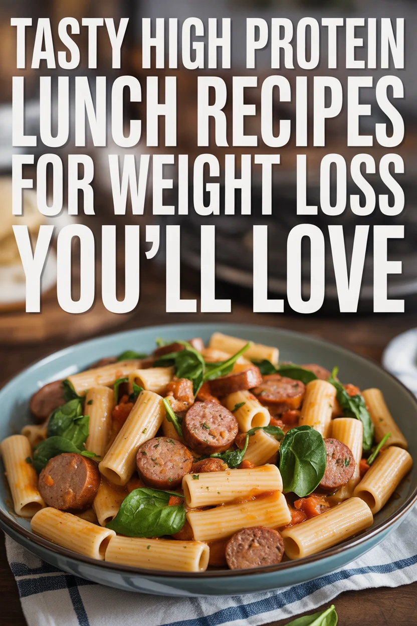 high protein lunch recipes for weight loss