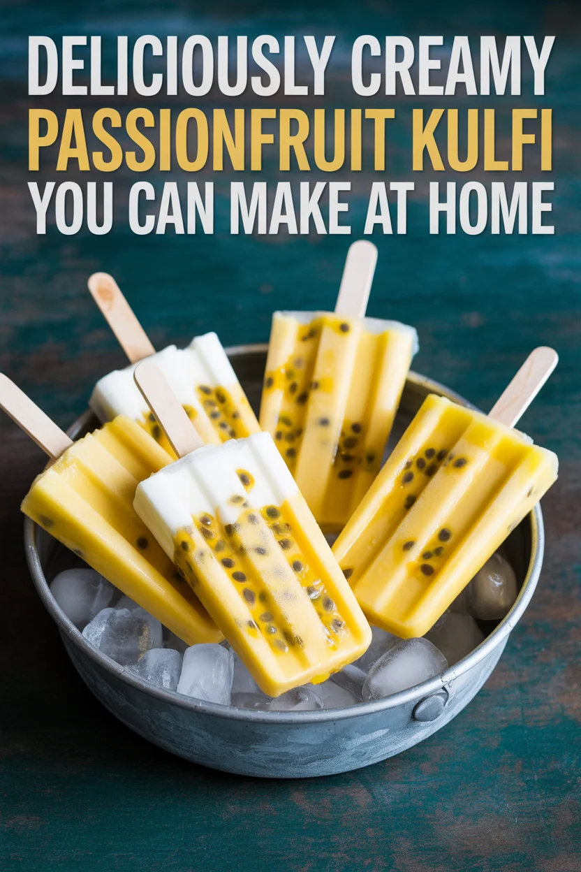 Deliciously Creamy Passionfruit Kulfi You Can Make at Home