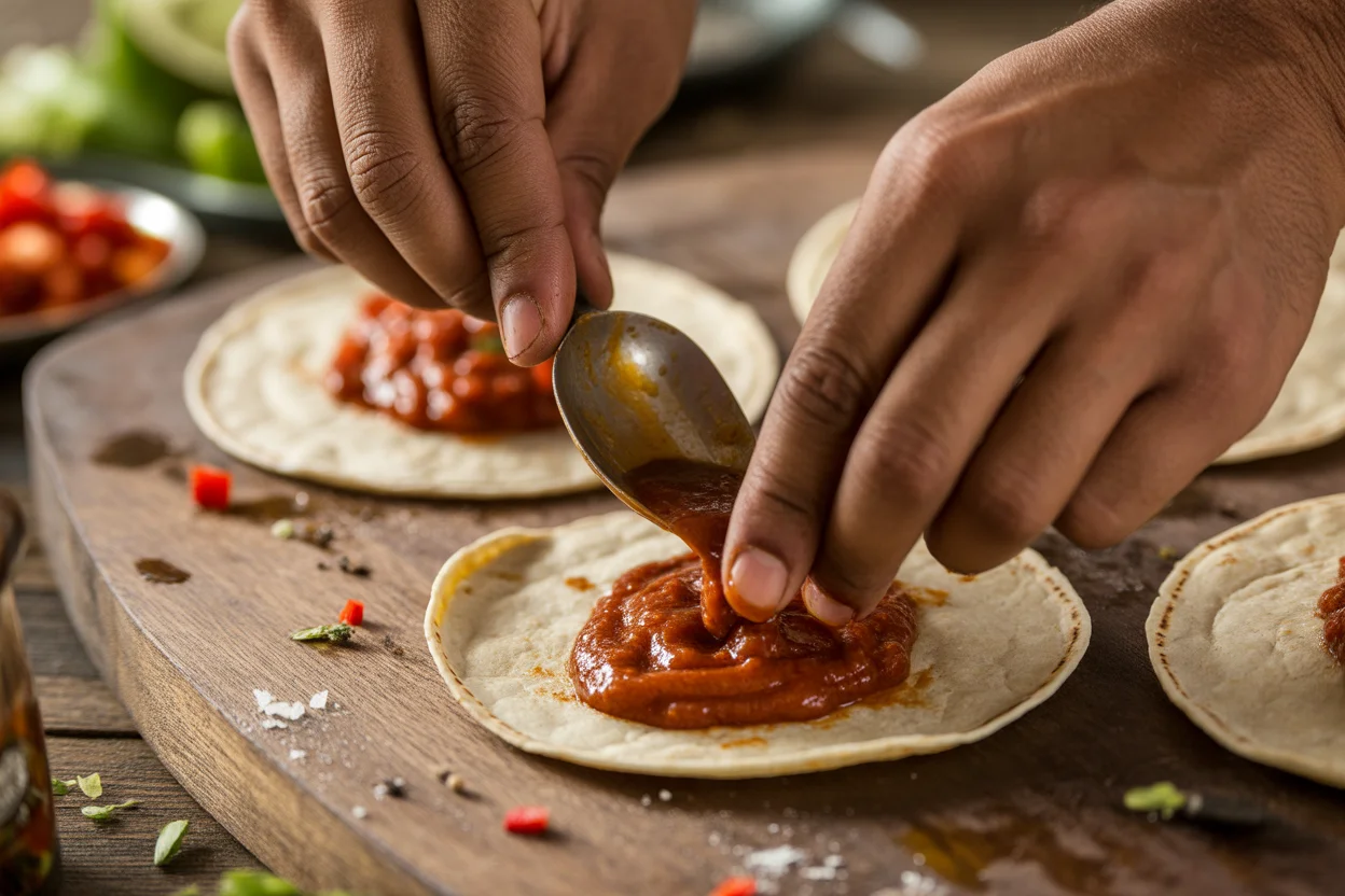 Cheesy Pepperoni Pizza Tacos with Seasoned Beef & Melty Mozzarella Recipe