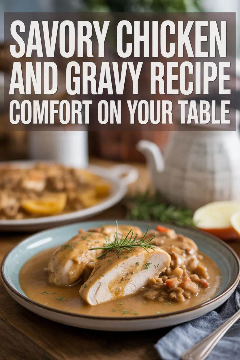 Savory Chicken and Gravy Recipe – Comfort on Your Table