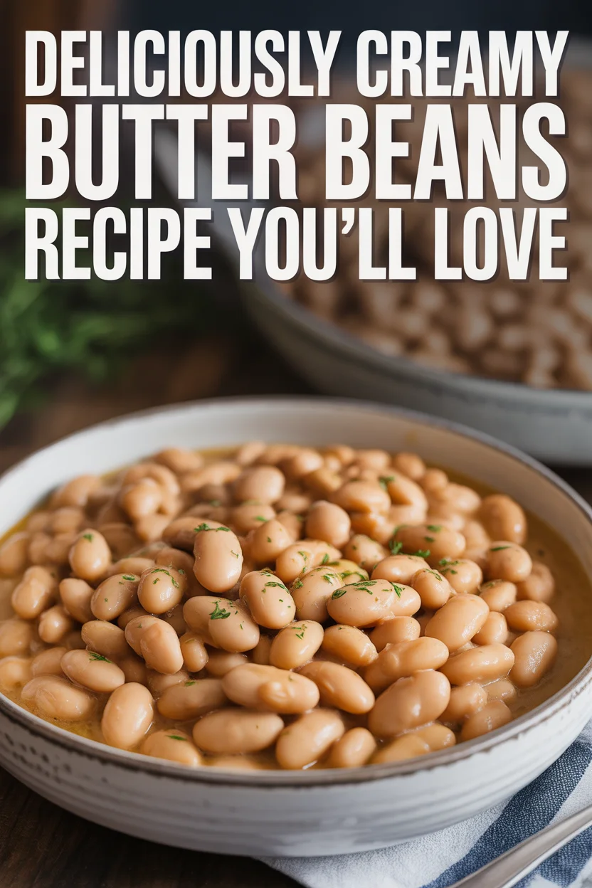 Deliciously Creamy Butter Beans Recipe You’ll Love