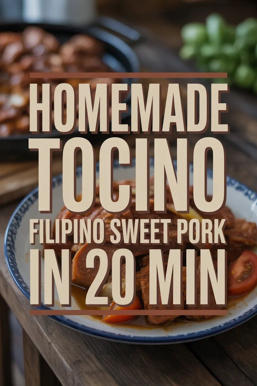 Homemade Tocino: Filipino Sweet Pork in 20 Min