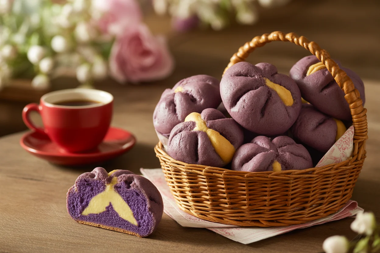 Soft & Sweet Ube Pandesal (Trader Joe's Inspired)