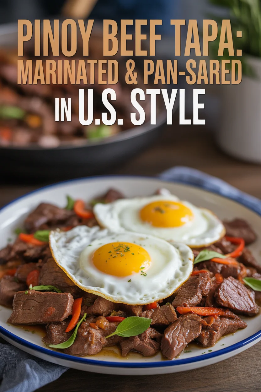 Pinoy Beef Tapa: Marinated & Pan-Seared in U.S. Style