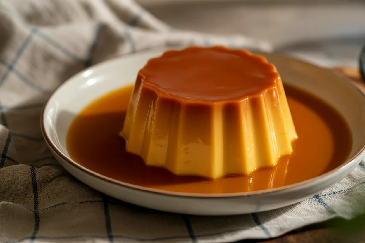 leche flan oven bake