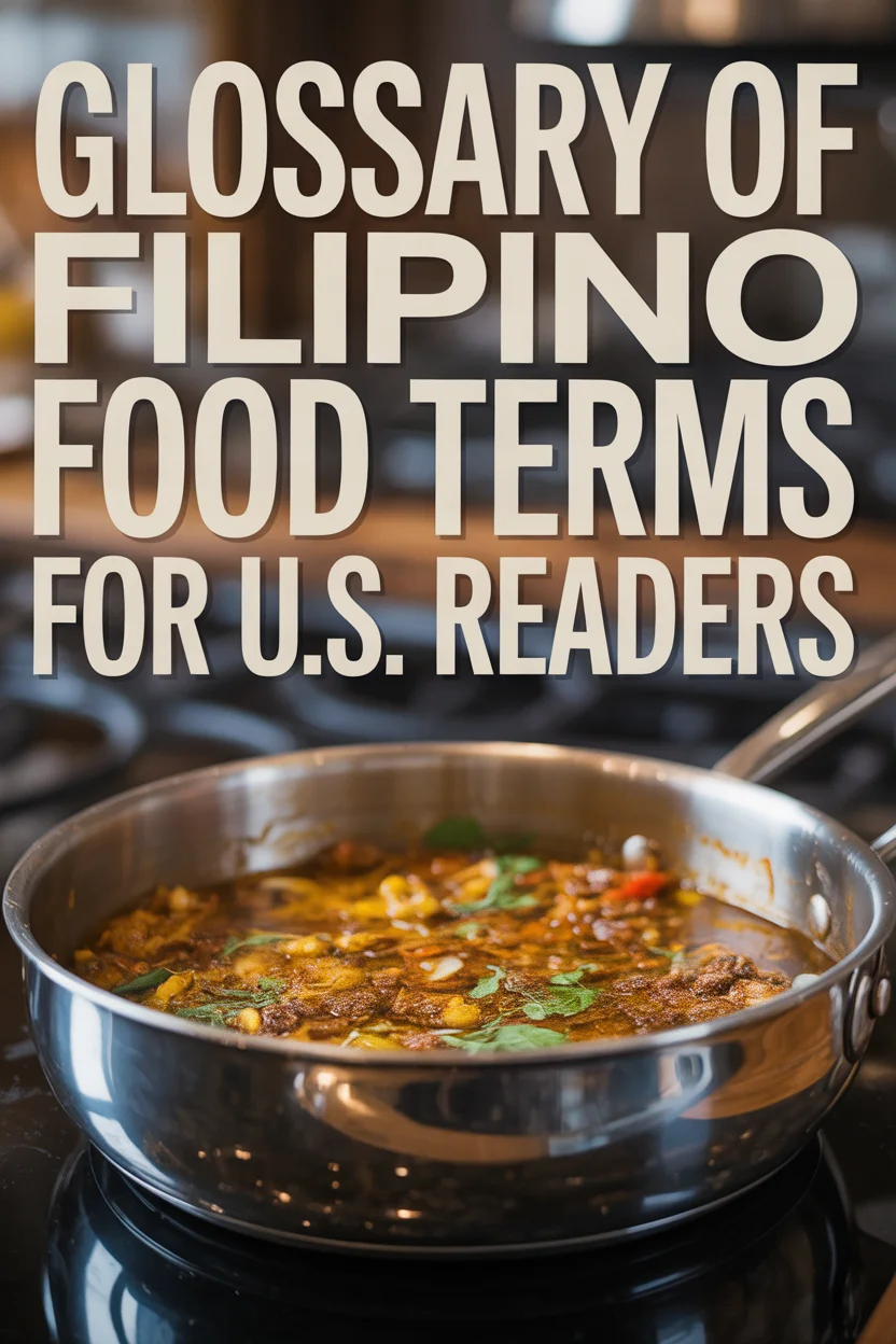 filipino glossary food blog